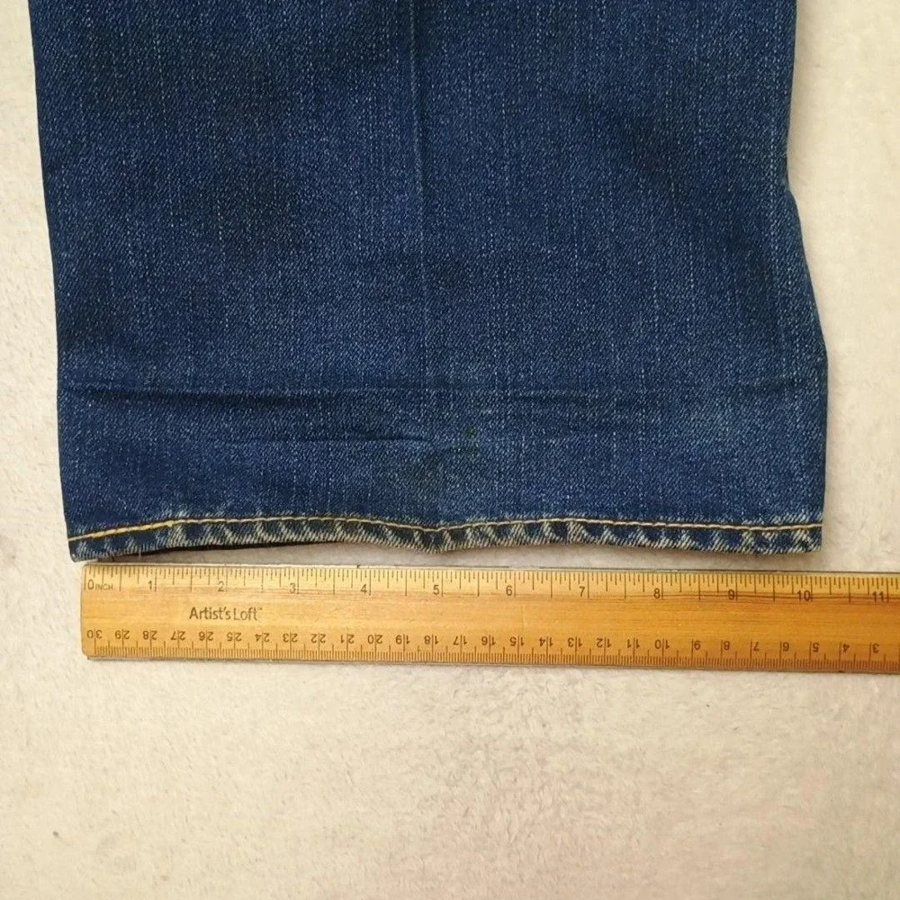 Vintage Levis Type 1 Jeans Men 32x34 Blue Y2K Straight Real Loose Baggy Wide Leg